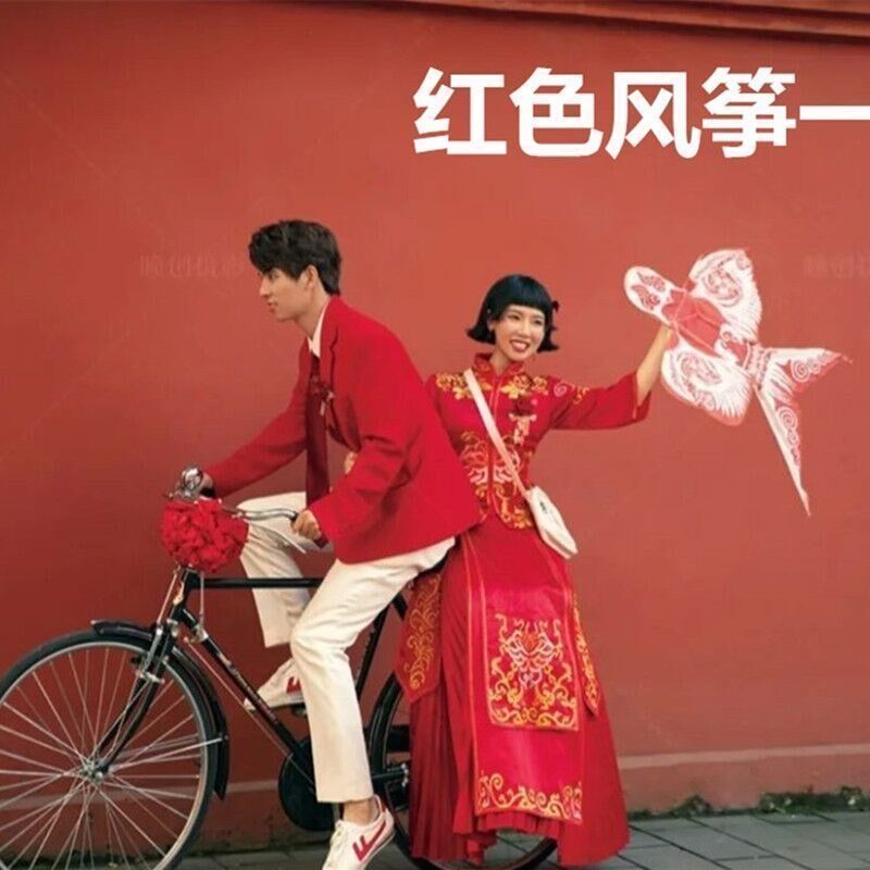 速发风筝2022年新款仙古风纸鸢中式摄影风筝中国风古装儿童