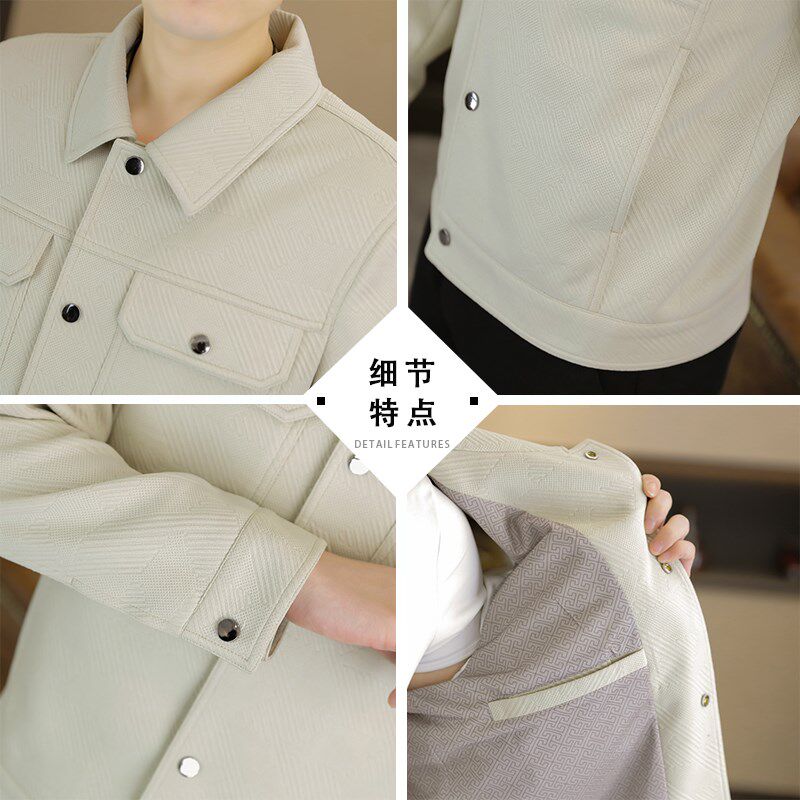 速发春季休闲外套男士韩版潮流男装上衣2024新品时尚百搭春装夹克