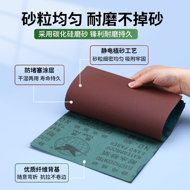 速发砂纸篆刻手工雕刻印章细磨砂片工具刻刀玉石石料打磨抛光修复