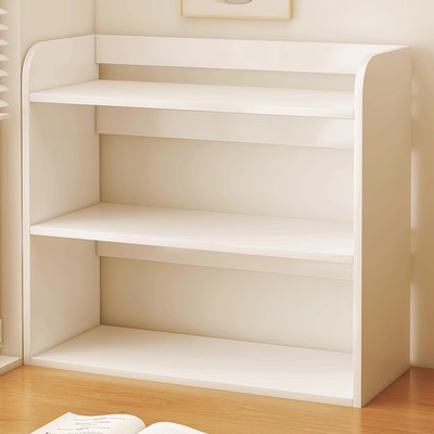 速发简易桌家书架置物架学生电脑桌上公纳储物架面用办收小型多层