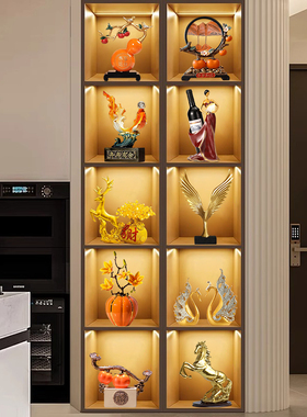 速发工约酒柜装饰品玄关客摆桌面简艺品轻奢高档家居厅件新房布置