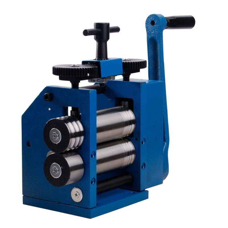 速发欧式压条机压半圆压圆制作工具手摇压片机压银丝机压方线