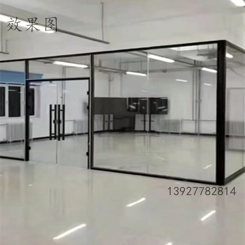 速发全景玻璃隔断亚克力卡条商场银行透明拼接条H型拼缝亚克力工