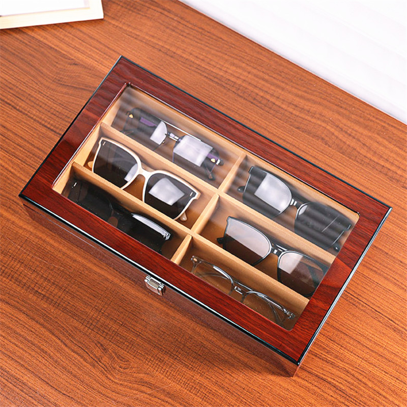 高档眼镜收纳盒多格大容量