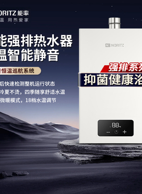 NORITZ/能率 GQ-13EA2FEX/16EA2FEX燃气热水器强排式恒温13/16升