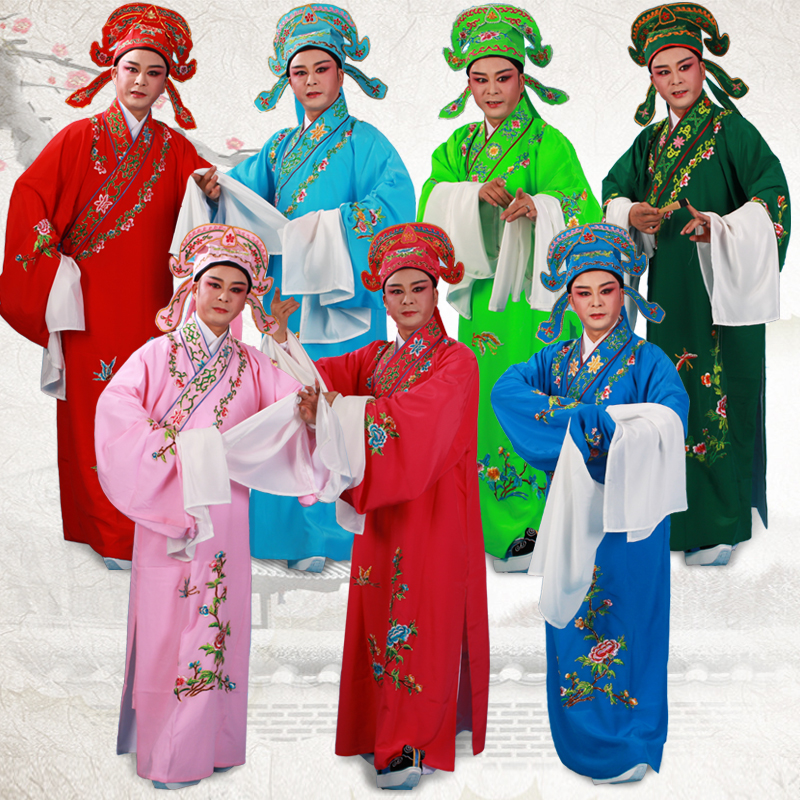 速发古曲小生服装 才装四大戏子 唐伯虎梁山伯戏服 秀才 书生演出