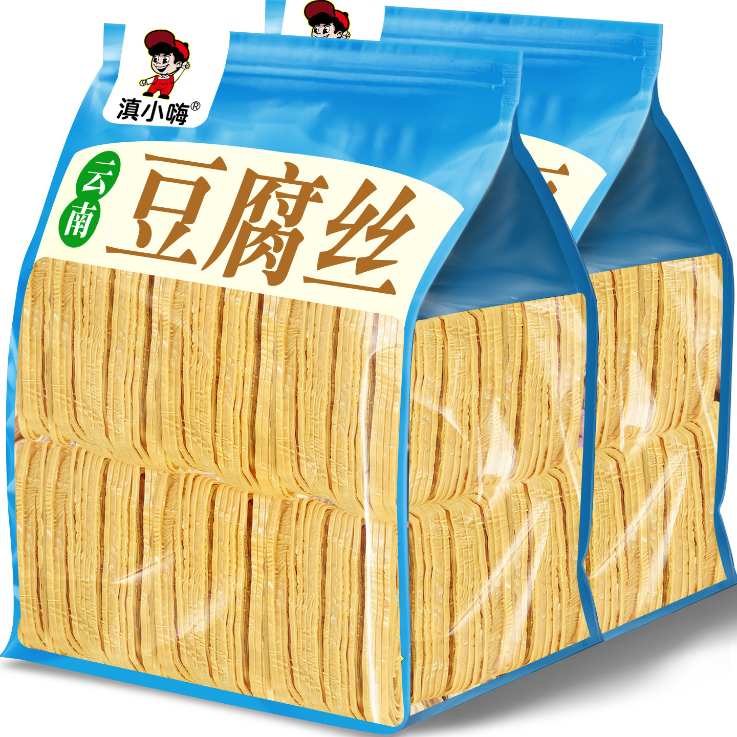 云南豆腐丝腐竹丝干货凉拌火锅批发商用整箱免切耐煮手工豆类制品