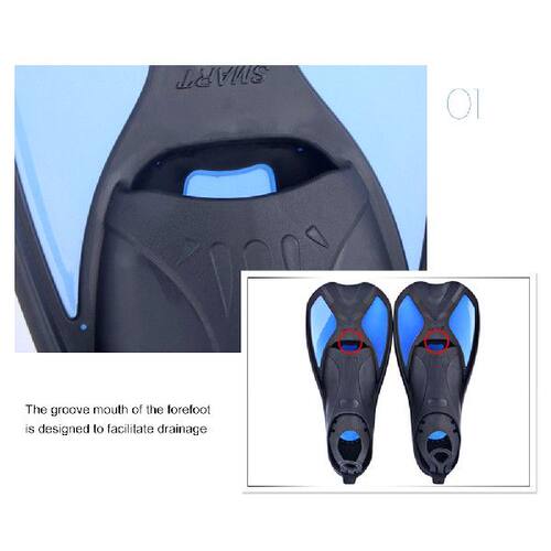 极速Swim Fins Diving Training Supplies Adjustable Strap