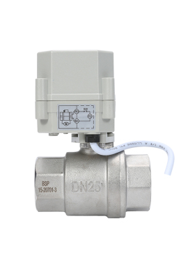 极速A20-T20-S2-C 304/316不锈钢电动球阀微型电动二通阀微型电动