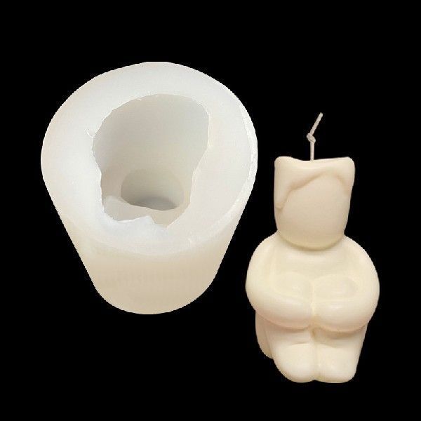 Candle Wax Soft Casting Die Lonely Humanoid Figure Silicone