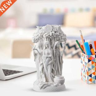 Triple Dandu Goddess Figurine Honor Resin Hope Celtic