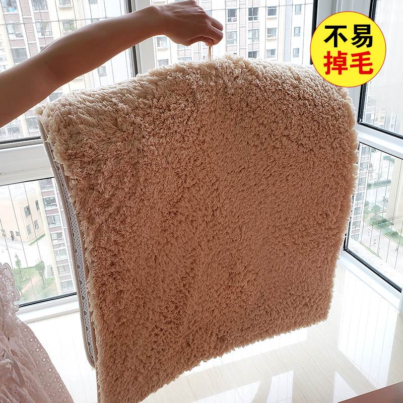 2023卧室地毯床边毯少女房间毛绒长条垫子家用主卧床前地垫全铺可
