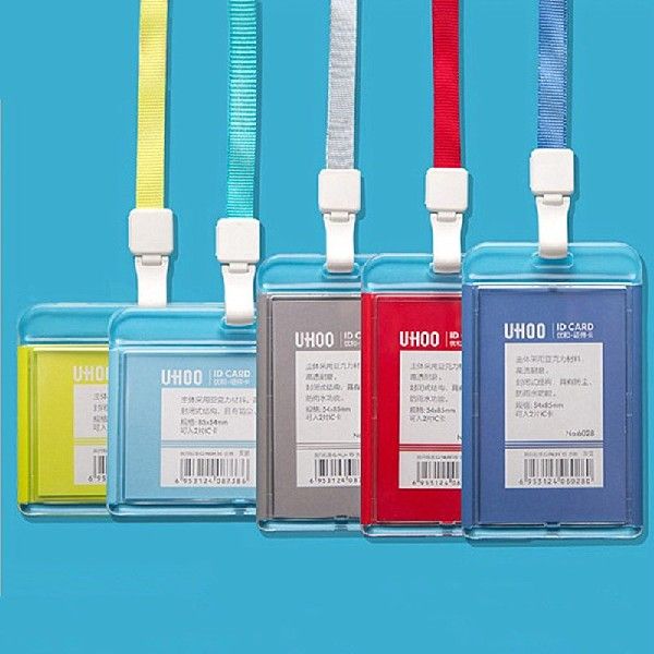 1 PCS Staff Employees ID Card Clear Pass Name Work Card