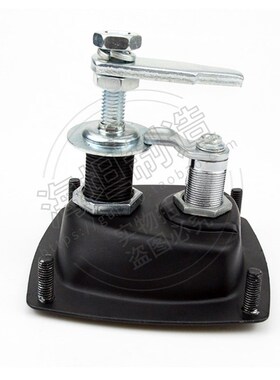 MS858C压缩型锁工业柜锁黑色迫紧面板工程车汽车门方锁机罩T型锁