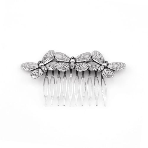 Classic Vintage Fashion Alloy Retro Butterfly Hair Combs