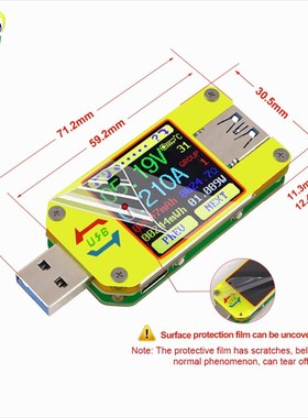 UM34 UM34C for APP USB 3.0 Type-C DC Voltmeter ammeter volta