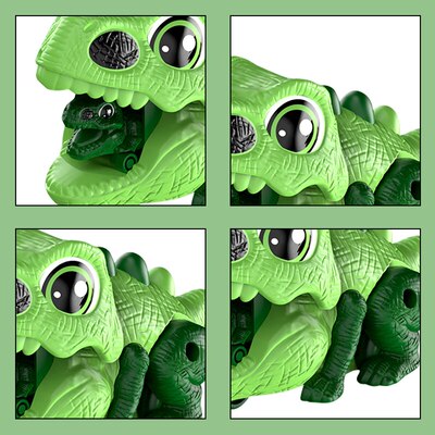 极速Big Eyes Press Ejection Dinosaur Vehicle Friction Inerti