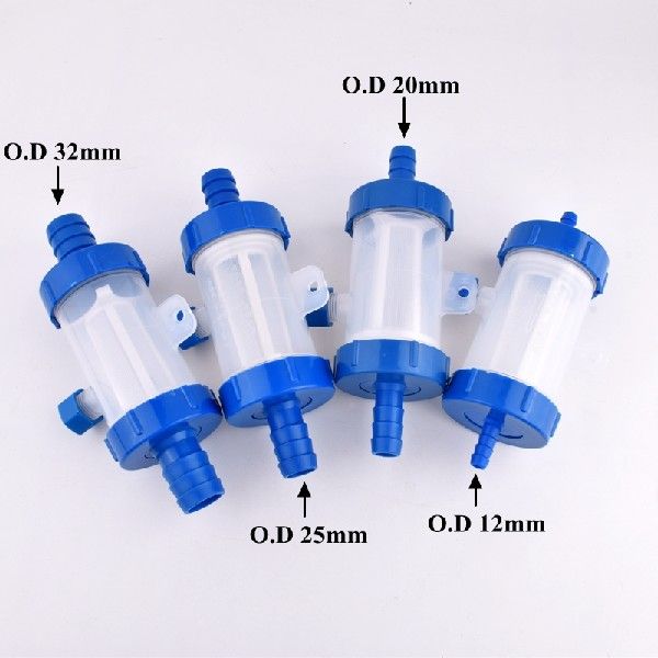 1pc O.D 8-25mm Pagoda Hose Filter Aquarium Fish Tank