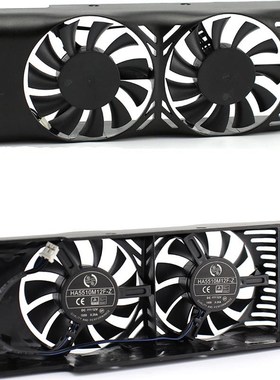极速HA5510M12F-Z 0.20A 2Pin GTX1050 Ti GPU Cooler Fan For MS