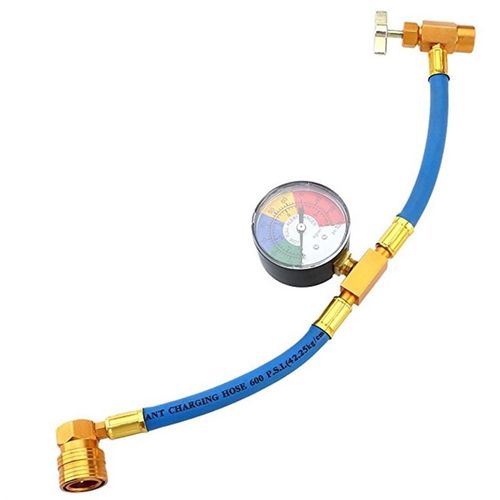 R134A refrigerant air conditioning inflatable hose with Gaug