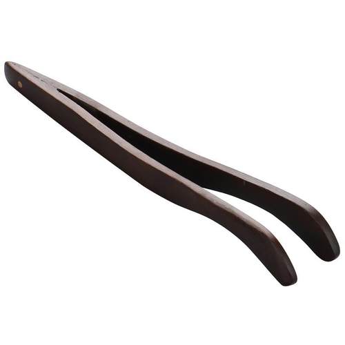 包邮木制茶夹黑檀木鸡翅木茶杯茶叶夹子镊子实木功夫茶具茶道零配