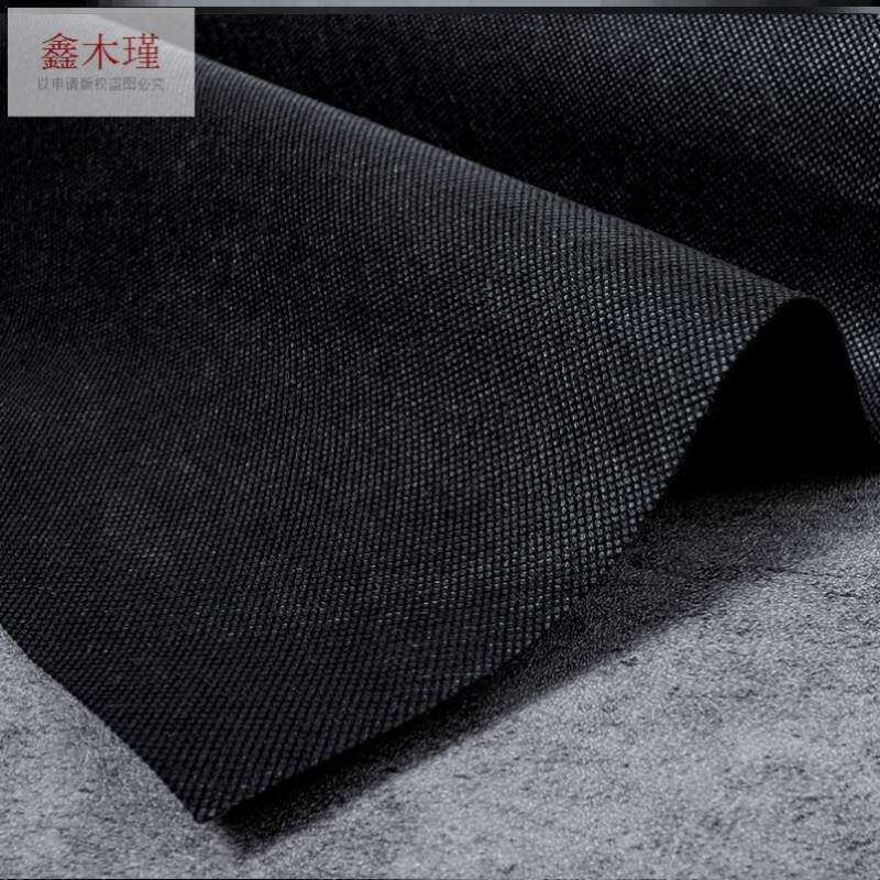 极速。黑白色育苗工程防水无纺布布料整卷内衬防尘沙发底布透气农