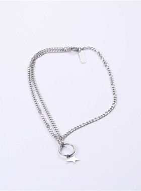 极速Titanium steel jumping justin lenquet designer necklace