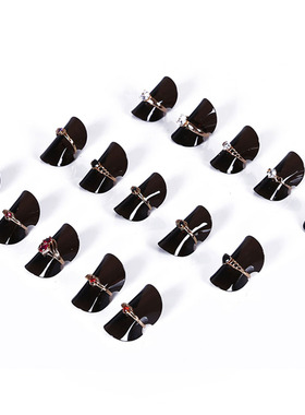 极速Black and clear ring holder ring display sheet jewelry o