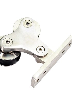 DIYHD 5FT-16FT Solid Head Twin Roller Sliding Barn Door Hard