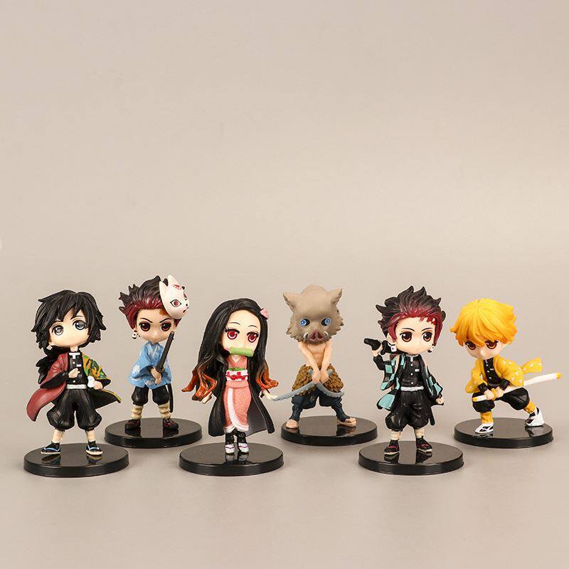 newDemon Slayer PVC Action Figures Tanjirou Nezuko Anime Kim