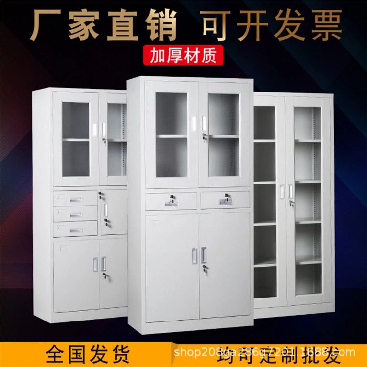 文件柜档案存放柜办公档案柜加密柜铁皮文件柜带锁资料柜凭证柜子