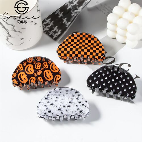 极速Halloween Hair Clip Hair Clip Back Head Headwear Hair Cl