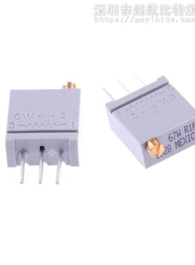 5只 67WR精密可调电位器 3296W 10R 50R 100R 1K 5K 10K 100K 1M