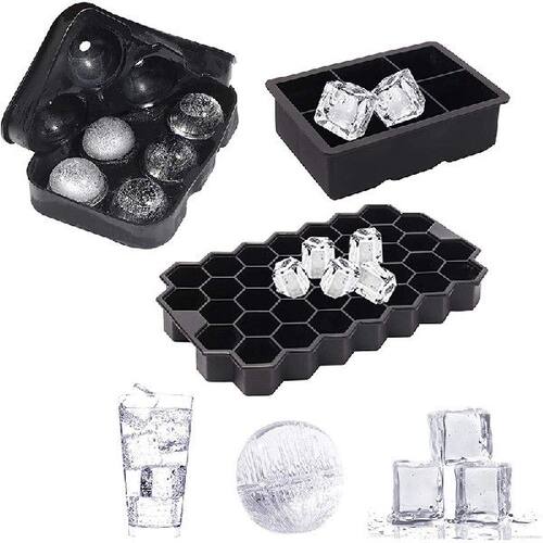 极速2/3pcs Big Ice Tray Mold Ice Cube Maker Giant Jumbo Larg