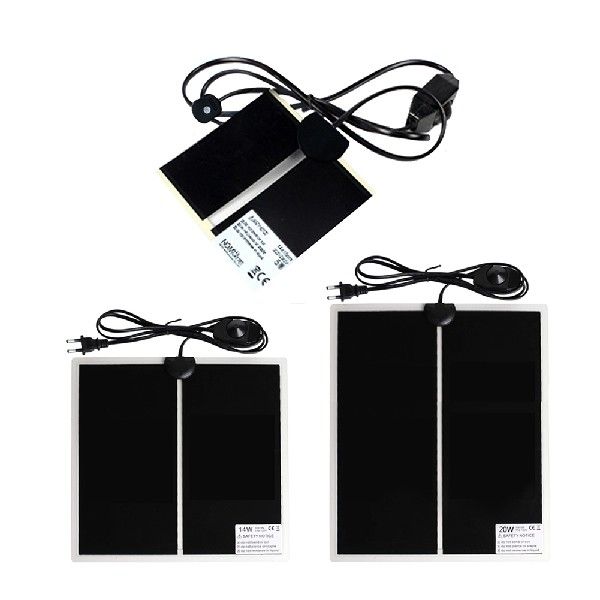 Adjustable Temperature Reptile Heater Mat with Three