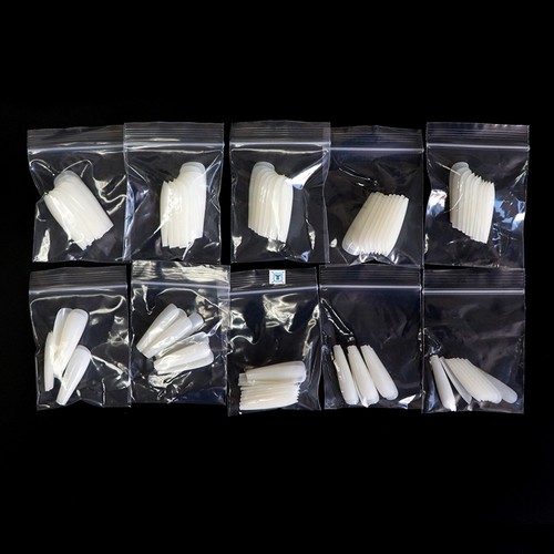 500/100pcs False Coffin Nails Ballerina Fake Nails Flat Shap