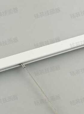 新品黑色j挂画r器绳线滑动挂画轨道隐藏螺丝客厅挂画可移动画轨挂