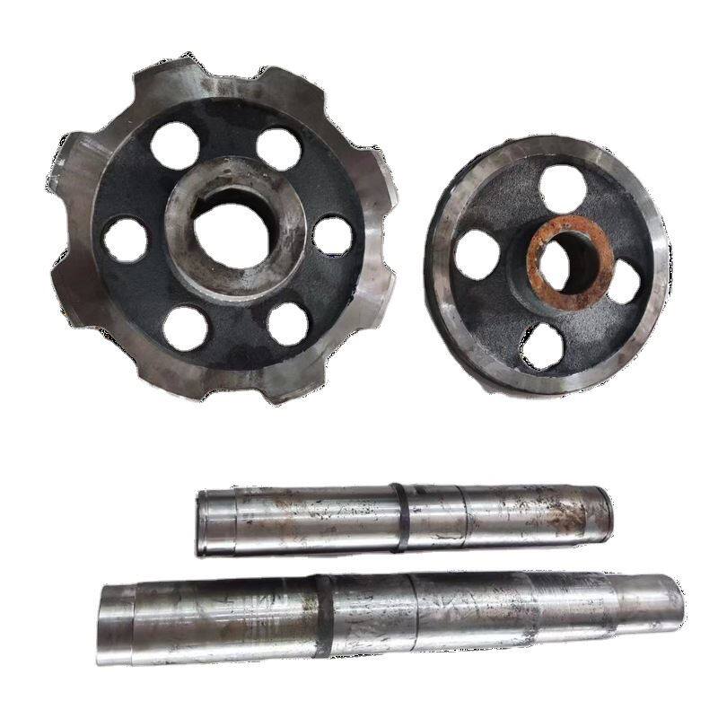 量大优惠刮板输送头轮头轴 链运机尾轮尾轴 FU270刮板机配件总成