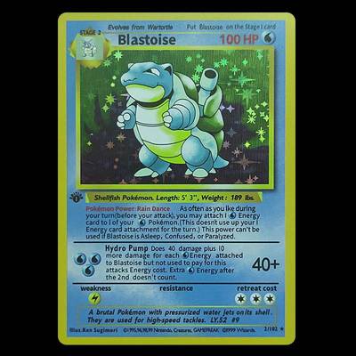 10PCS1 NEW 1996 Years DIY Fla Cards Charizard Bla