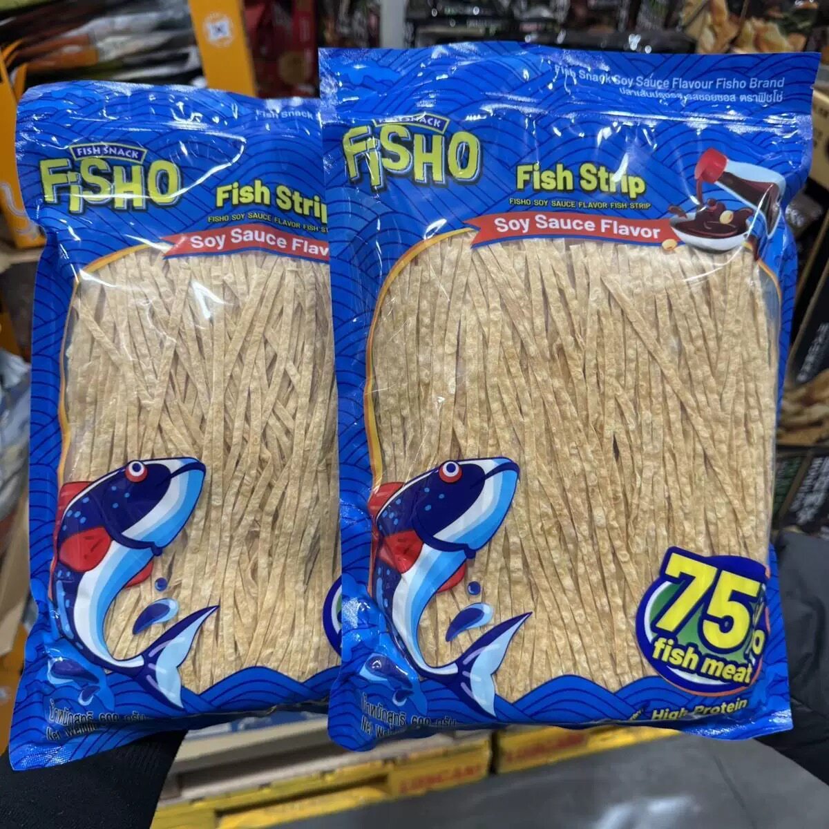 山姆FISHO泰国进口酱油风味鱼丝进口甄选休闲零食代购官方旗舰店