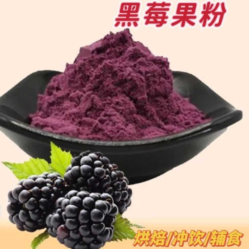天然黑莓粉/果蔬酵素冻干粉饱腹代餐/奶茶店冲饮速溶烘焙代餐果蔬