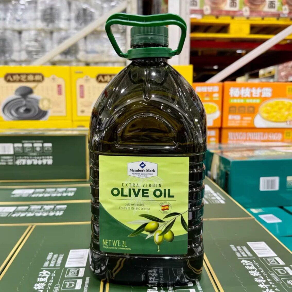 山姆MM特级初榨橄榄油3L冷压鲜榨轻食好搭档会员代购官方旗舰店