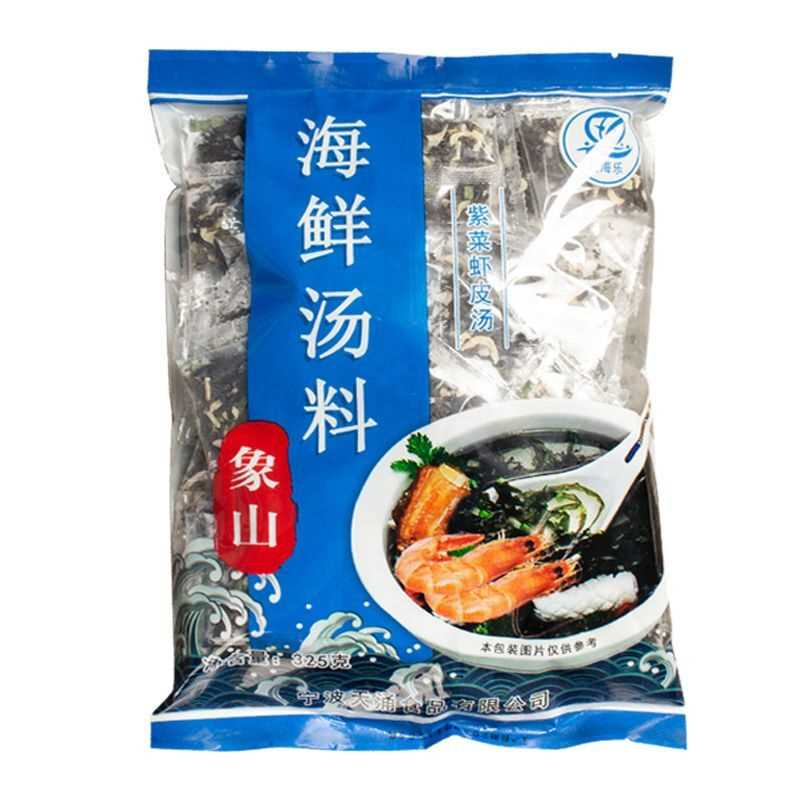 汇海乐紫菜虾皮汤 象山海鲜汤冲泡速食 蔬菜汤即食紫菜干货蛋花汤