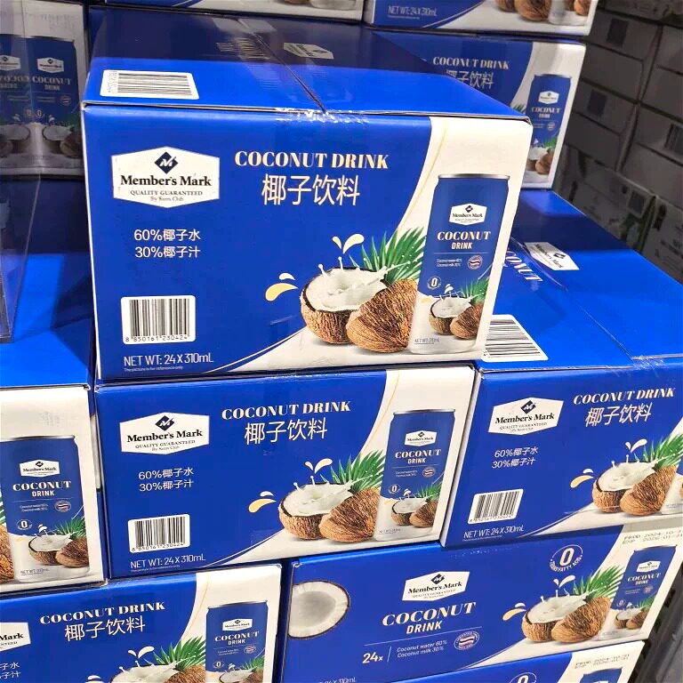 山姆MM泰国进口椰子饮料非浓缩天然电解质低糖饮品代购官方旗舰店