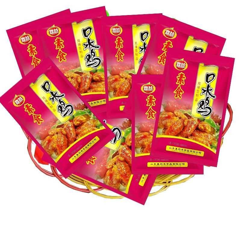 嘉益素食口水鸡北京烤鸭辣条零食小吃怀旧麻辣儿时素肉休闲食品