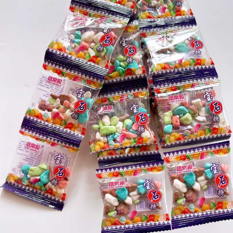 迷你宝石小石头奶糖巧克力经典儿时怀旧糖果8090零食童年回忆批发