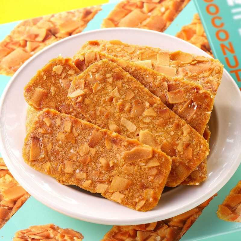 薄脆饼干杏仁瓦片酥椰子脆饼干扁桃仁脆片网红办公室休闲零食小吃