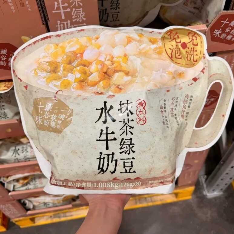 山姆燕之坊水牛奶抹茶绿豆糖水料夏天解暑神器零食代购官方旗舰店