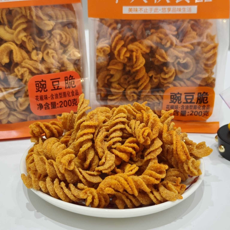 李大侠Le-Da-Xia花椒口味豌豆脆-办公室必备薪火零食酥脆美味香脆