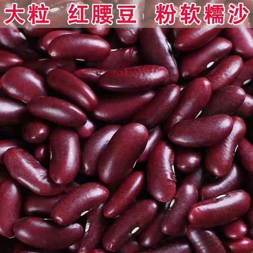 特价5 斤】新货大红豆云南红腰豆商用五谷杂粮新鲜农家红芸豆批发